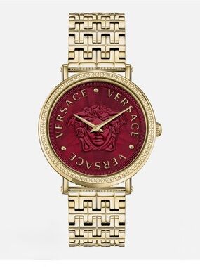 Versace V-Dollar Gold Bracelet Watch 37mm